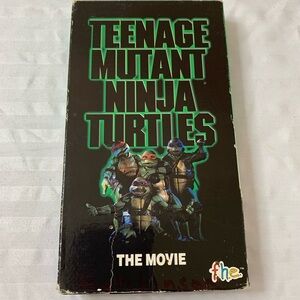 Teenage Mutant Ninja Turtles The Movie (1990, VHS Tape) vintage Classic Movie